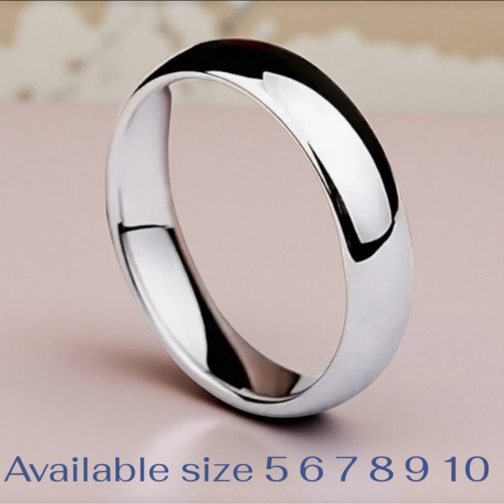 Couple's Ring, S925 Silvery Plated, Fade-Resistant